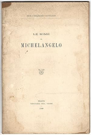 Le rime di Michelangelo.