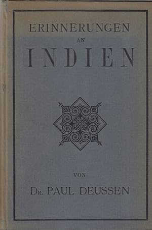 Erinnerungen an Indien / Paul Deussen