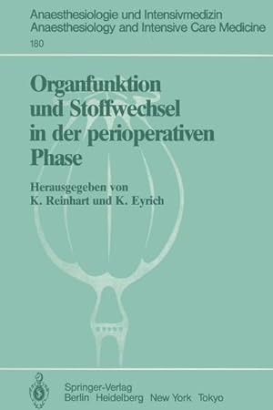 Seller image for Organfunktion und Stoffwechsel in der perioperativen Phase for sale by BuchWeltWeit Ludwig Meier e.K.