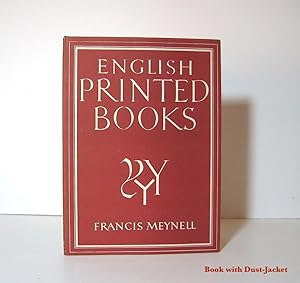 Seller image for English Printed Books by Sir Francis Meynell, A Charmingly Illustrated History of the British Book Trade . Britain in Pictures 1948 Vintage Book with Color Plates, for the Book Collector & Bibliophile. for sale by Brothertown Books