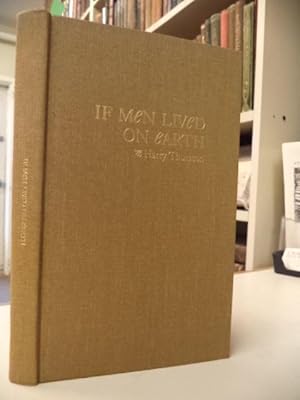 Seller image for If Men Lived On Earth for sale by The Odd Book  (ABAC, ILAB)