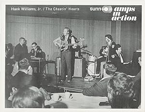 Hank Williams, Jr. and The Cheatin' Hearts Promotional Flyer / Handbill for Sunn Amplifiers (Amps...