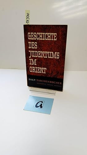 Bild des Verkäufers für Geschichte des Judentums im Orient. zum Verkauf von AphorismA gGmbH