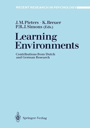 Seller image for Learning Environments: Contributions from Dutch and German Research (Recent Research in Psychology). for sale by Wissenschaftl. Antiquariat Th. Haker e.K