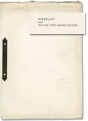 Herzblatt oder Wie Sag Ich's Meiner Tochter [Honeybun or How Do I Tell My Daughter?] (Original sc...