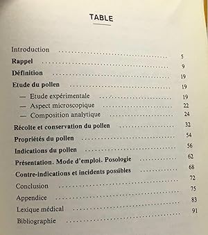 Seller image for Le pollen thrapeutique naturelle - 6e dition entirement revue corrige et complte for sale by crealivres