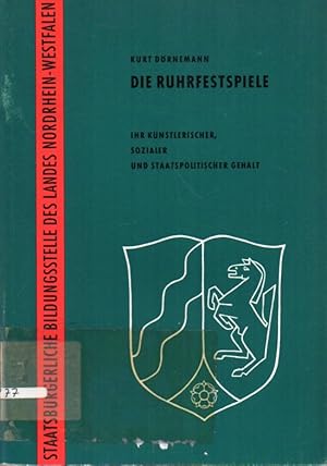 Image du vendeur pour Die Ruhrfestspiele mis en vente par Clivia Mueller