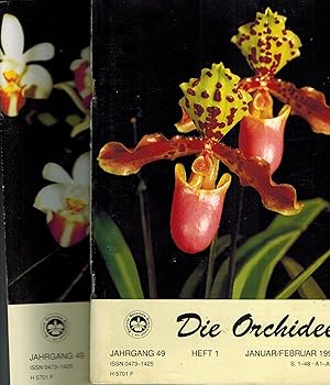 Imagen del vendedor de Die Orchidee 49.Jahrgang 1998 Heft 1 bis 6 (6 Hefte) a la venta por Clivia Mueller