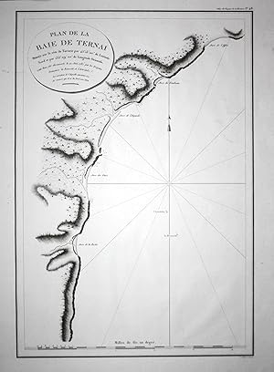 "Plan de la baie de Ternai" - Terney Primorsky Krai Russia Asia Atlas du Voyage de la Perouse