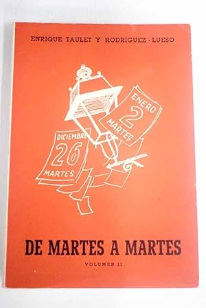 Seller image for De martes a martes for sale by Alcan Libros