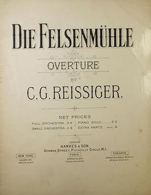 Image du vendeur pour Die Felsenmuhle, Overture, Piano Solo mis en vente par Austin Sherlaw-Johnson, Secondhand Music
