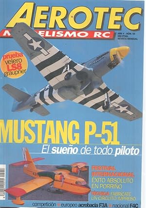 Seller image for Revista Aerotec modelismo RC numero 054: Mustang P-51 for sale by El Boletin