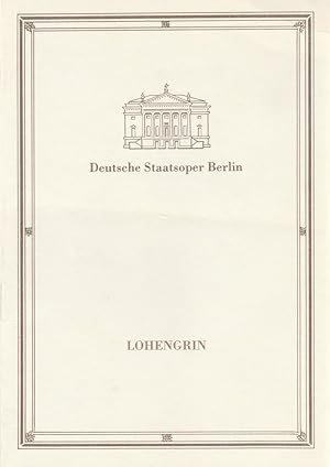 Imagen del vendedor de Programmheft Richard Wagner LOHENGRIN 26. Februar 1990 a la venta por Programmhefte24 Schauspiel und Musiktheater der letzten 150 Jahre