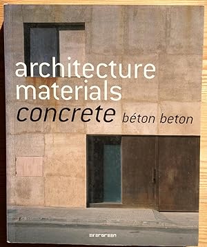 Architecture materials. Concrete-béton-beton