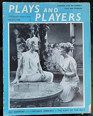 Seller image for Plays and Players February 1958 (Kay Hammond and Constance Cummings on cover) for sale by Shore Books