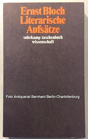 Bild des Verkufers fr Ernst Bloch. Literarische Aufstze (Suhrkamp Taschenbuch Wissenschaft stw 558; Werkausgabe Band 9)) zum Verkauf von Antiquariat Bernhard