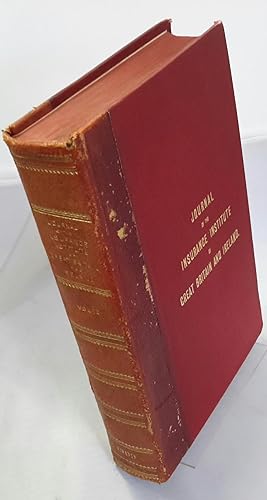 Journal of the Insurance Institute of Great Britain and Ireland 1909.