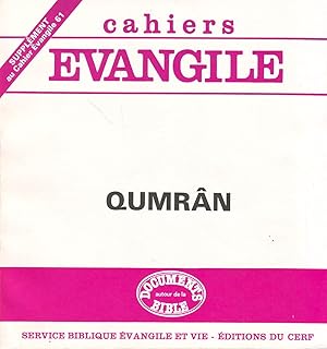 Supplément au Cahiers évangile N°61 -Qumrân -