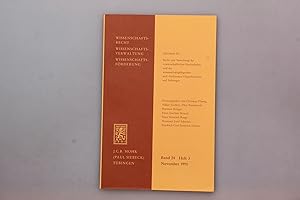 Immagine del venditore per WISSENSCHAFTSRECHT. WISSENSCHAFTSVERWALTUNG, WISSENSCHAFTSFRDERUNG BAND 24 HEFT 3 1991. venduto da INFINIBU KG