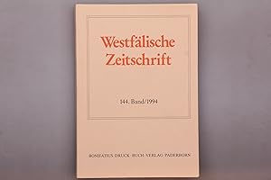 Bild des Verkufers fr WESTFLISCHE ZEITSCHRIFT. Zeitschrift fr vaterlndische Geschichte und Altertumskunde zum Verkauf von INFINIBU KG