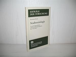 Bild des Verkufers fr Stadtsoziologie: Forschungsprobleme und Forschungsergebnisse der 70er Jahre. Ertrge der Forschung: Band 234; zum Verkauf von buecheria, Einzelunternehmen