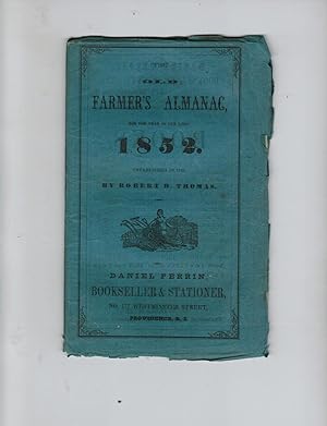 THE OLD FARMER'S ALMANAC, FOR THE YEAR OF OUR LORD 1852