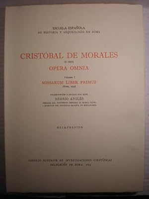 Opera Omnia Volumen I. Missarum Liber Primus (Roma, 1544)