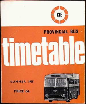 Provincial Bus Timetable Summer 1965 valid from 14th June, 1965 until further notice