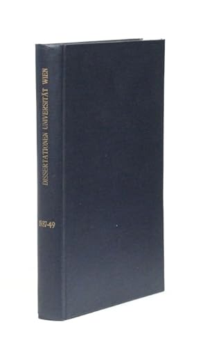 Verzeichnis der an der Universität Wien approbierten Dissertationen 1937-1944 [und] 1945-1949. 2 ...