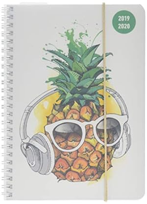 Seller image for Collegetimer Pineapple 2019/2020 - Ananas - Schlerkalender A5 (15 x 21) - Ringbindung - Weekly - 224 Seiten - Terminplaner for sale by Martin Preu / Akademische Buchhandlung Woetzel