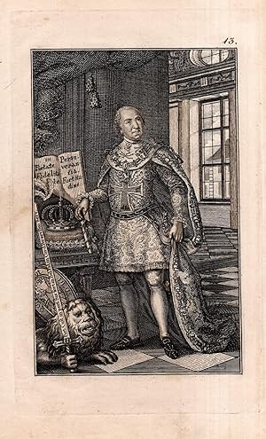 Seller image for Kupferstich-Portrt. Zeigt Maximilian I. Joseph als Gromeister des Michaelsordens. for sale by Antiquariat Dennis R. Plummer
