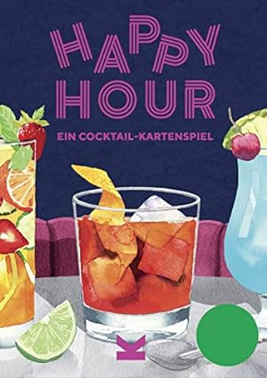 Bild des Verkufers fr Happy Hour. Ein Cocktail-Kartenspiel. Quartett zum Verkauf von nika-books, art & crafts GbR
