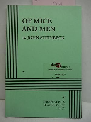 Seller image for Of Mice and Men (The Play) for sale by Imperial Books and Collectibles