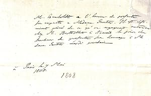 Imagen del vendedor de Eigenh. Brief mit Namenszug. "Mr. Humboldt". a la venta por Eberhard Kstler Autographen&Bcher oHG