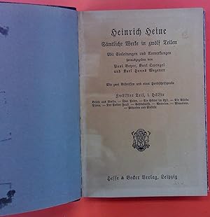 Seller image for Heinrich Heine smtliche Werke in zwlf Teilen. ZWLFTER TEIL, 1. Hlfte: Briefe aus Berlin - ber Polen - Die Gtter im Exil u. a. for sale by biblion2