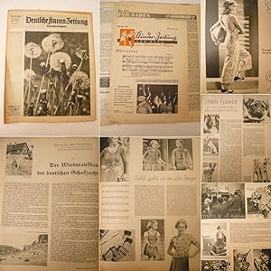 Deutsche Frauen-Zeitung / Häuslicher Ratgeber 48./49. Jahrgang 1934 - 1935 Heft 34 mit Schnittmus...