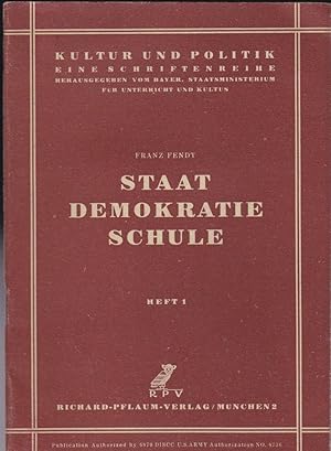 Staat, Demokratie, Schule Heft 1