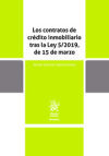 Imagen del vendedor de Los contratos de crdito inmobiliario tras la Ley 5/2019, de 15 de marzo a la venta por AG Library