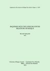 Seller image for Inquiries into the lexicon-syntax relations in Basque for sale by AG Library