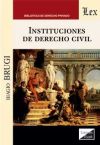 INSTITUCIONES DE DERECHO CIVIL