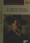 Seller image for EL DERECHO NATURAL Y EL DERECHO HISTORICO for sale by AG Library