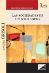 Seller image for SOCIEDADES DE UN SOLO SOCIO, LAS for sale by AG Library