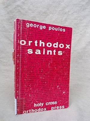 Seller image for ORTHODOX SAINTS: SPIRITUAL PROFILES FOR MODERN MAN. for sale by Gage Postal Books