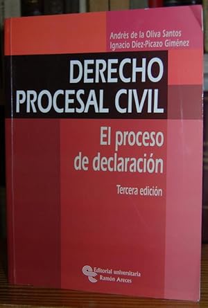 Imagen del vendedor de DERECHO PROCESAL CIVIL. EL PROCESO DE DECLARACION. Revisado y actualizado, a 30 de septiembre de 2004 a la venta por Fbula Libros (Librera Jimnez-Bravo)