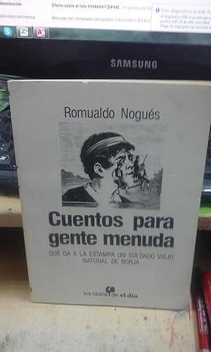 Imagen del vendedor de Romualdo Nogus: CUENTOS PARA GENTE MENUDA (Zaragoza, 1986) a la venta por Multilibro