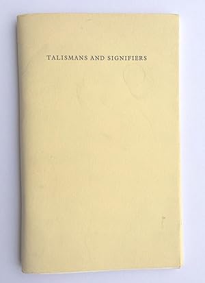 Seller image for Talismans and Signifiers with Sphere into Cube for sale by William Allen Word & Image