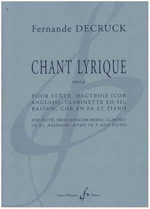 Seller image for Chant Lyrique Op. 69 for sale by AHA-BUCH GmbH