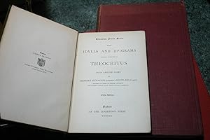 Seller image for The Idylls And Epigrams Commonly Attributed To Theocritus With English Notes By Herbert Kynaston (Formerly Snow) for sale by SGOIS