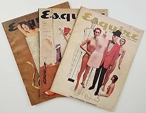 Esquire. The Magazine for Men. June, July, August 1957. [THREE ISSUES OF VINTAGE MAGAZINE].