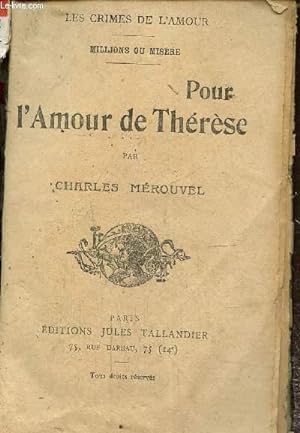 Seller image for Pour l'amour de Thrse for sale by Le-Livre